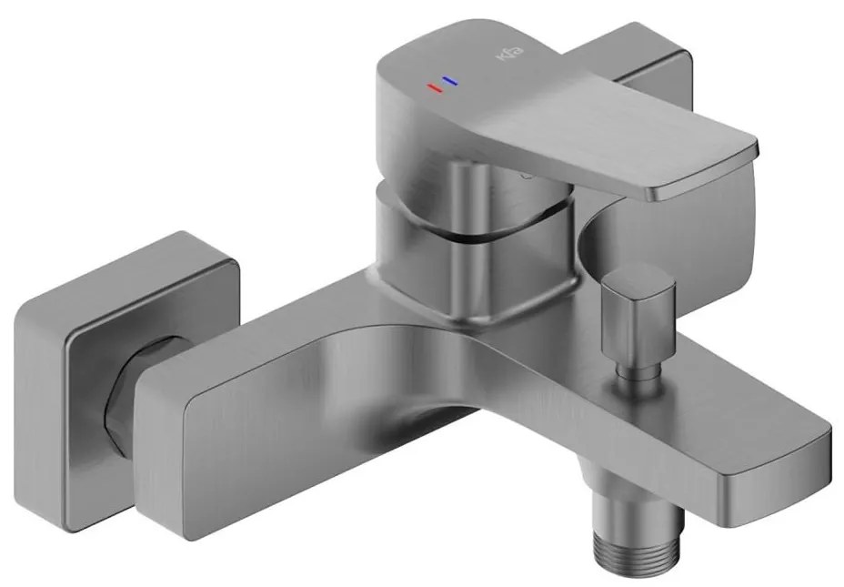 KFA Armatura 4524-010-61 - Смесител за вана MALAGA, металически сив