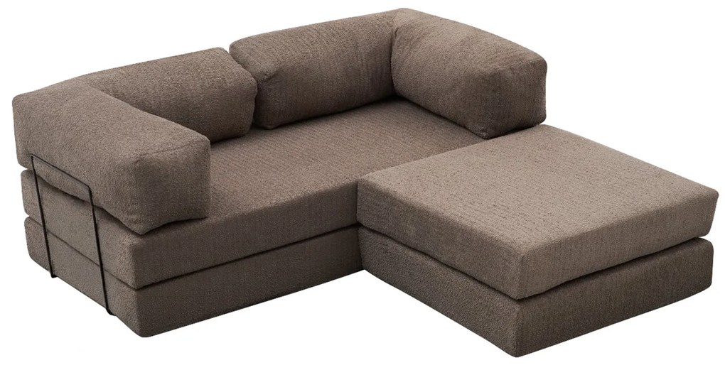 Ъглов диван Comfort Mini, цвят Сив