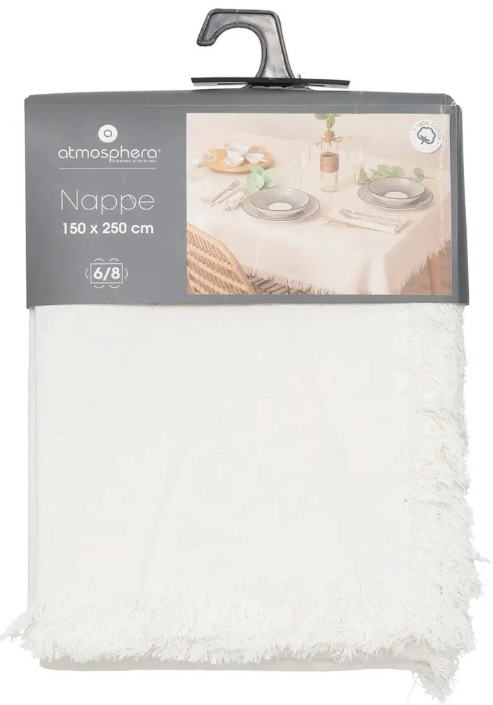 Покривка за маса atmosphera Nappe, 150x250 cm - Сив
