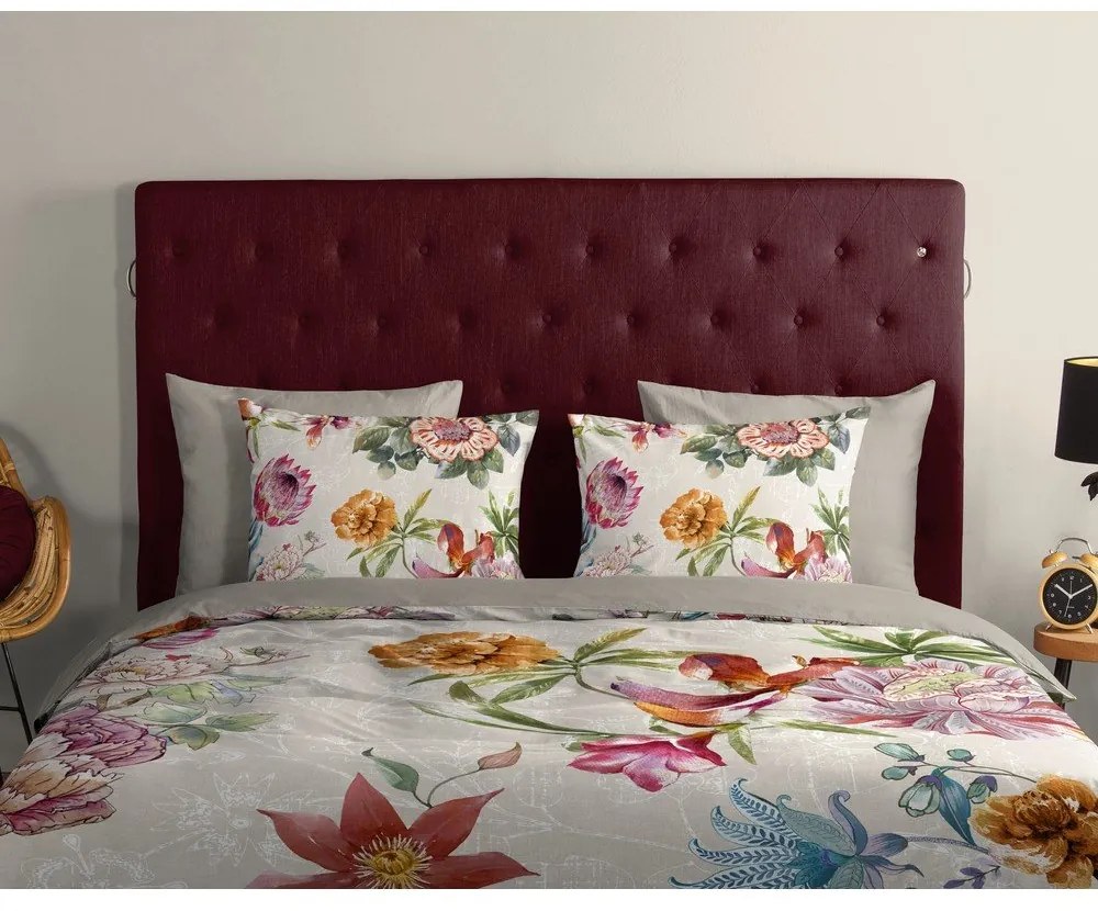 Бежово памучно спално бельо за единично легло 140x200 cm - Good Morning