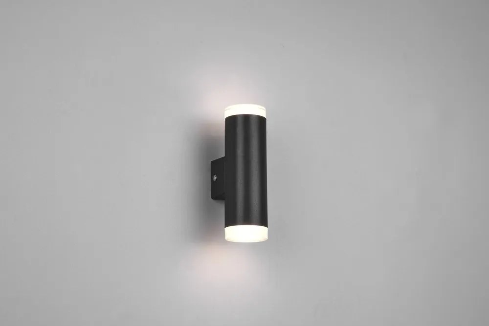 Матово черно LED осветление за стена Ray - Trio