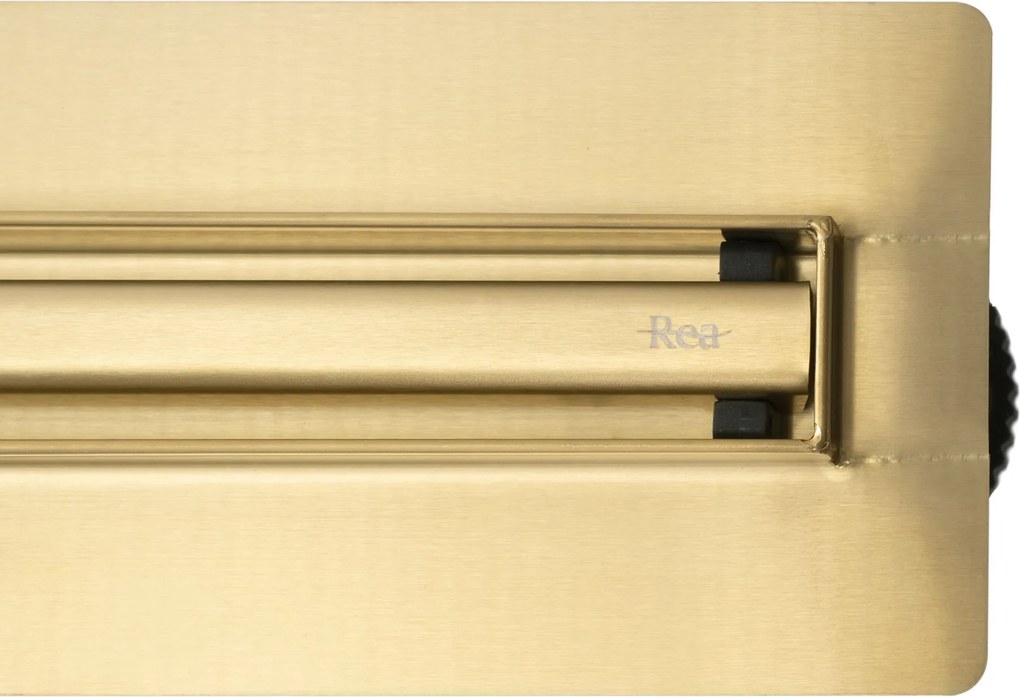 Линеен отводнител REA Neox Slim pro Brush Gold 60