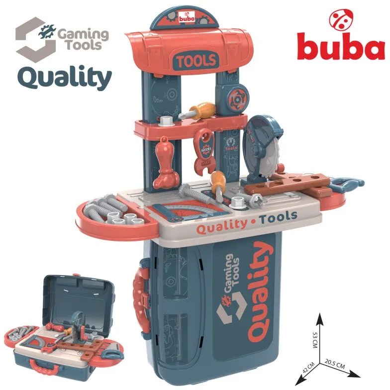Buba - Детски комплект инструменти Tool Quality Куфар