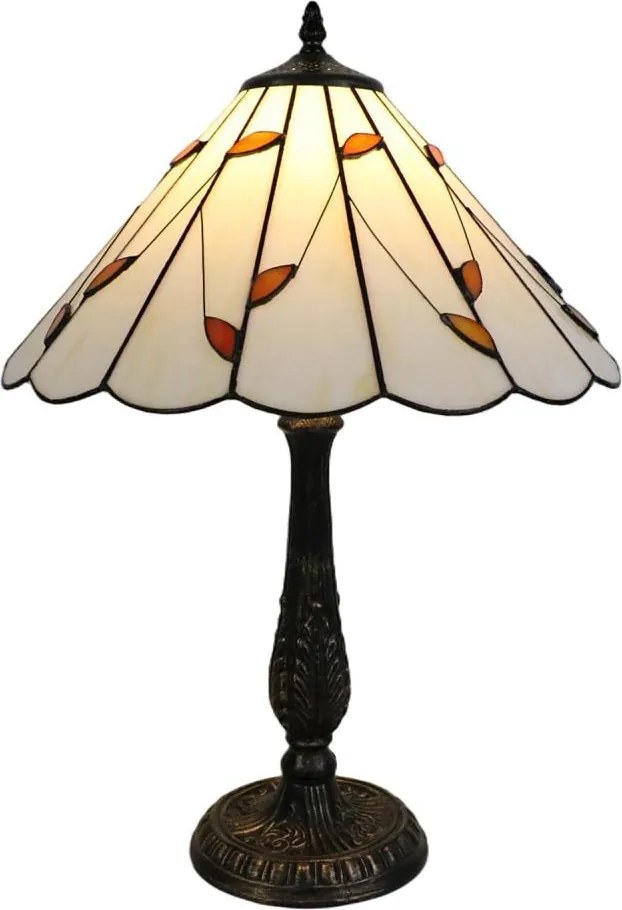 Brilagi - Витражна настолна лампа в стил Tiffany FOLIA 2xE27/60W/230V
