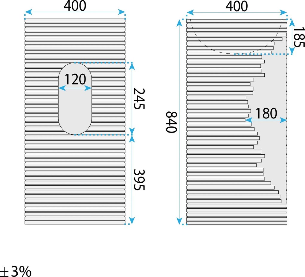 Свободностояща мивка REA Travena Square