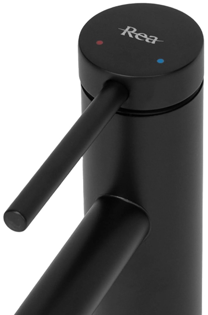 Смесител за мивка Rea Foss Black Matt High