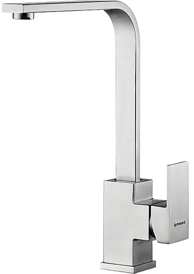 Кухненски кран Pyramis Cecilia - сребърен