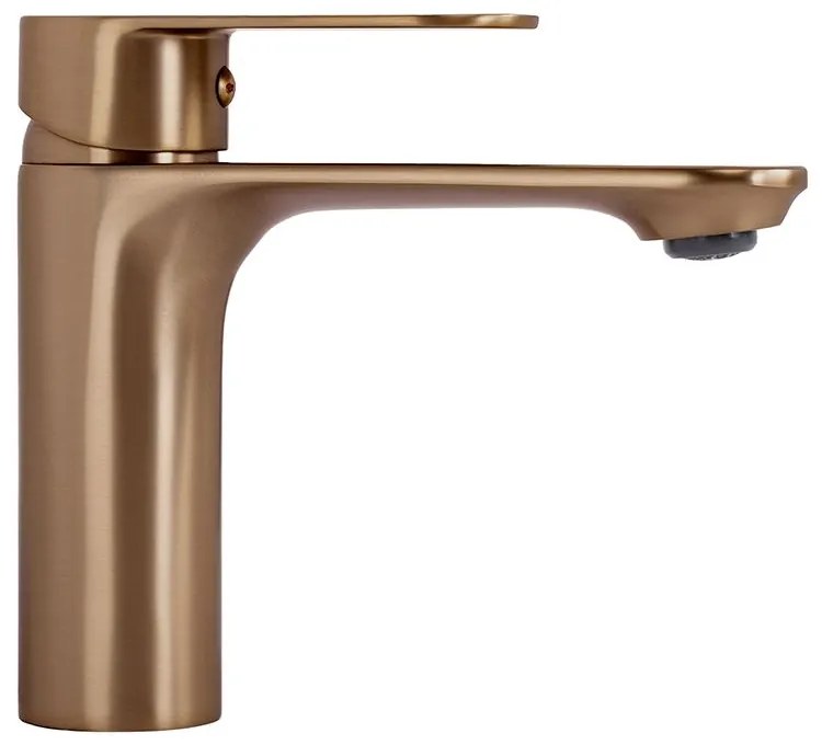Смесител за мивка Rea Drop Brush Copper low
