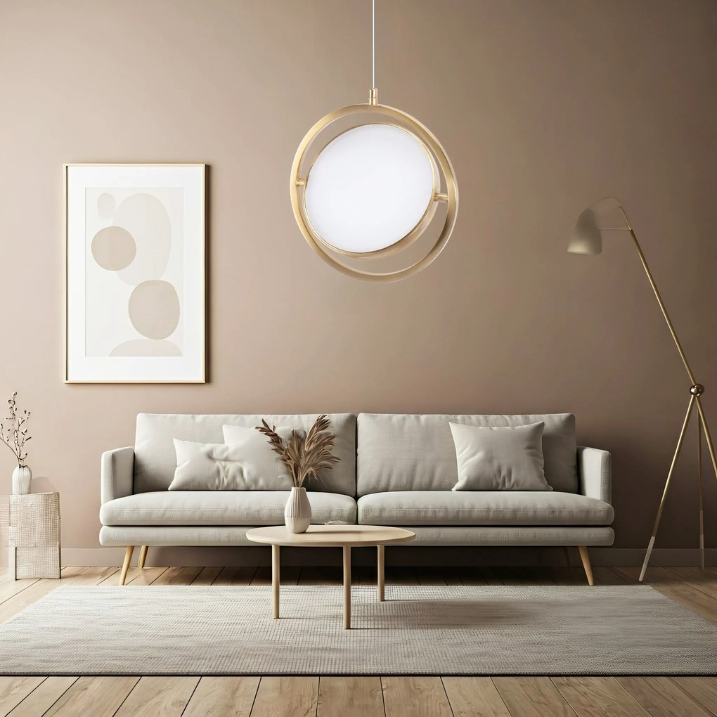 Висяща LED лампа APP1791-CP Gold Brush