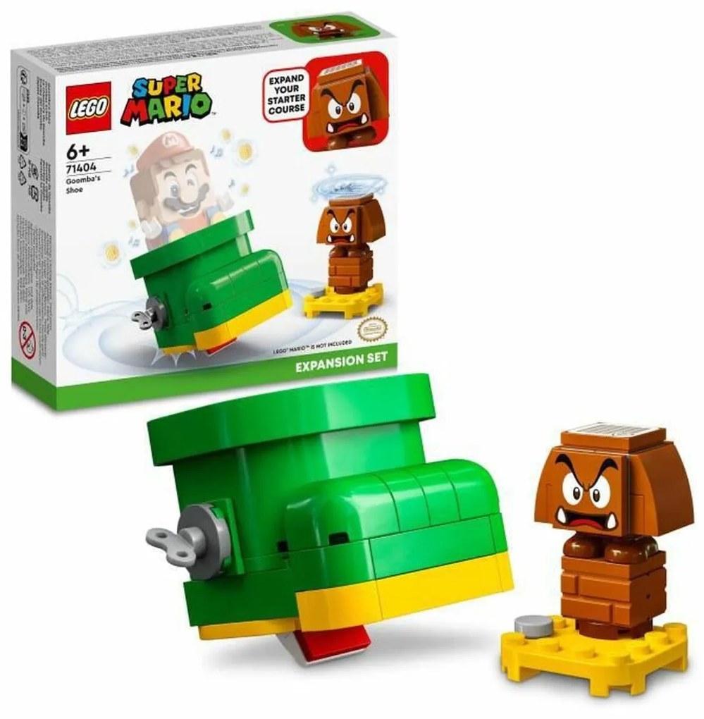 Строителна Игра Lego Super Mario 71404 Goomba's Shoe Expansion Set Многоцветен