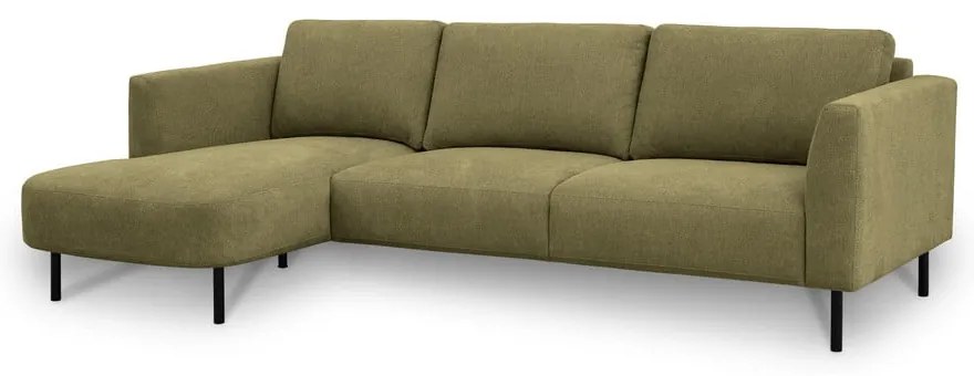 Ъглов диван в цвят горчица (ляв ъгъл) Hero – Scandic