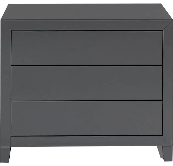 Арт.85392 Скрин Luxury Push 3 Drawers Grey