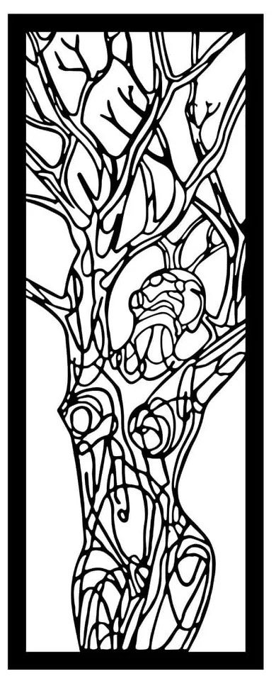 Метална декорация за стена 20x51 cm - Wallity