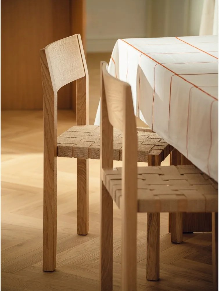 Трапезен стол за подреждане от масивен дъб в естествен цвят Toli – noo.ma