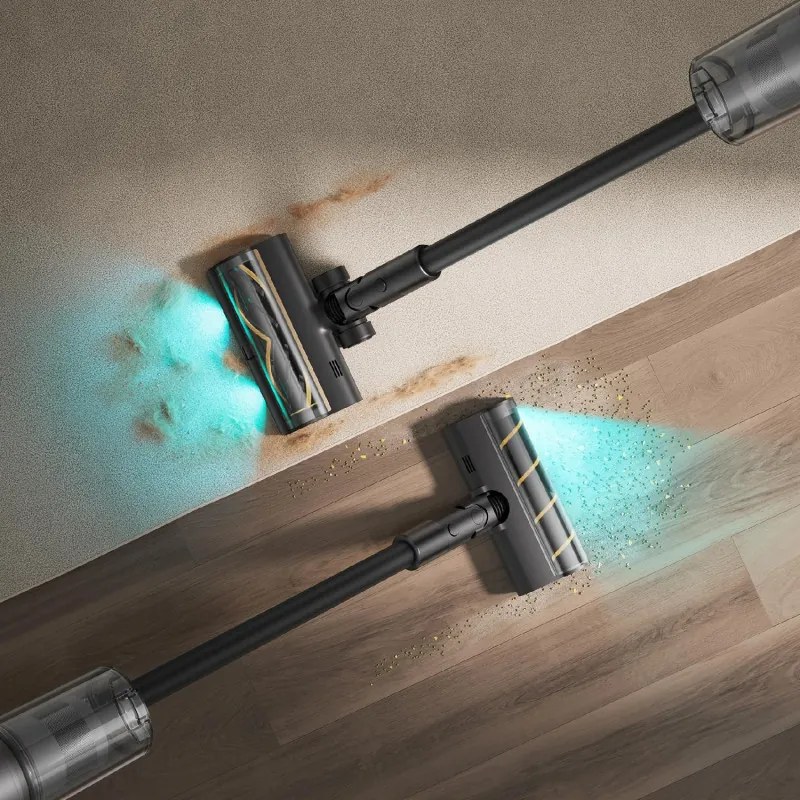 Вертикална прахосмукачка Dreame Z30 VZV17A, 855W, 310AW, 150000 об/мин, 3 степени, 0.6 л, 90 мин, HEPA H14, LED, Безчетков мотор, Черен