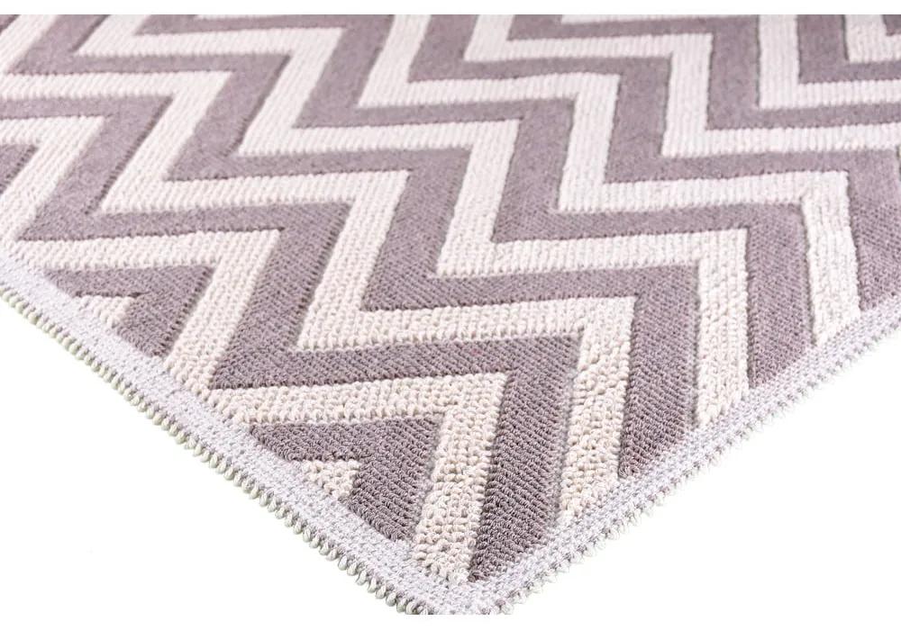 Бежов памучен килим , 100 x 150 cm Zikzak - Vitaus