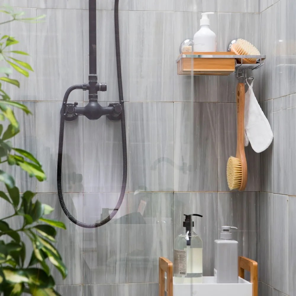 Бамбукова кошница за стена със сапун Spa - Compactor