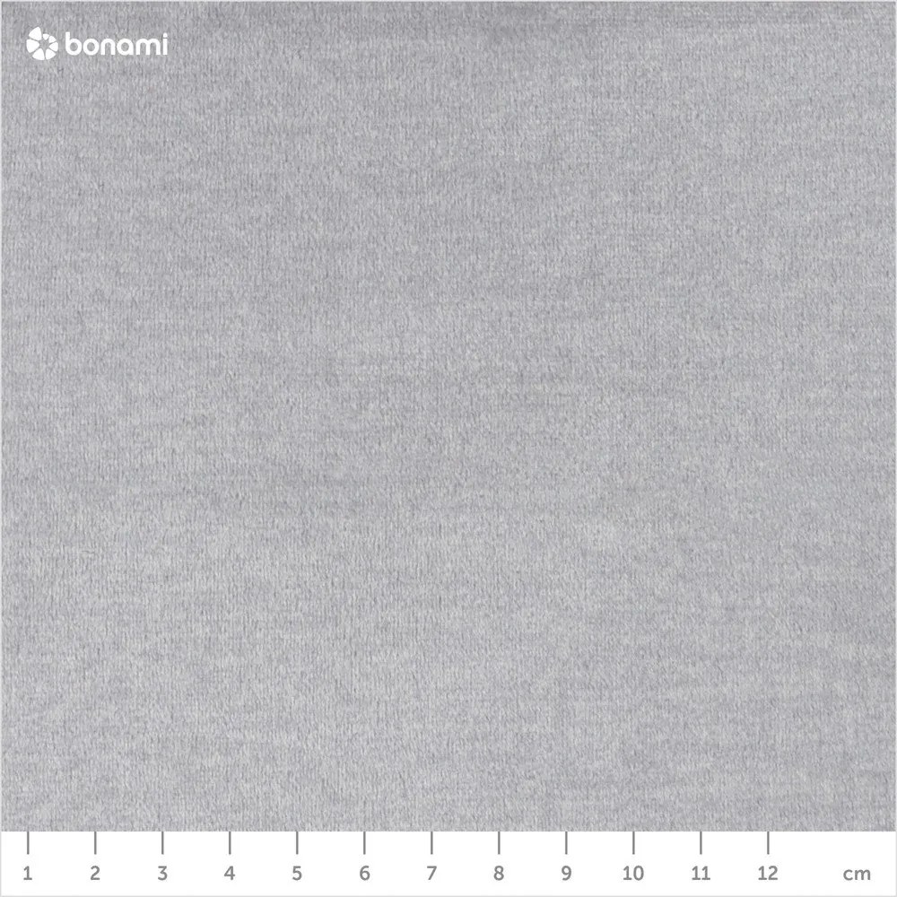 Светлосив кадифен разтегателен диван с място за съхранение 247 cm Lazaro – ELTAP