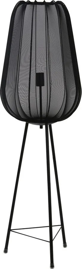 Черна подова лампа (височина 132 cm) Plumeria - Light &amp; Living