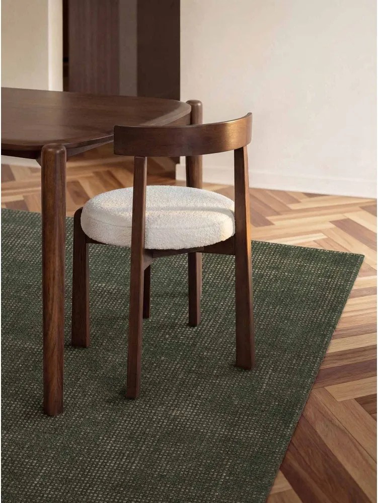 Тъмнозелен ръчно изработен вълнен килим 120x170 cm Greenwich – Ted Baker