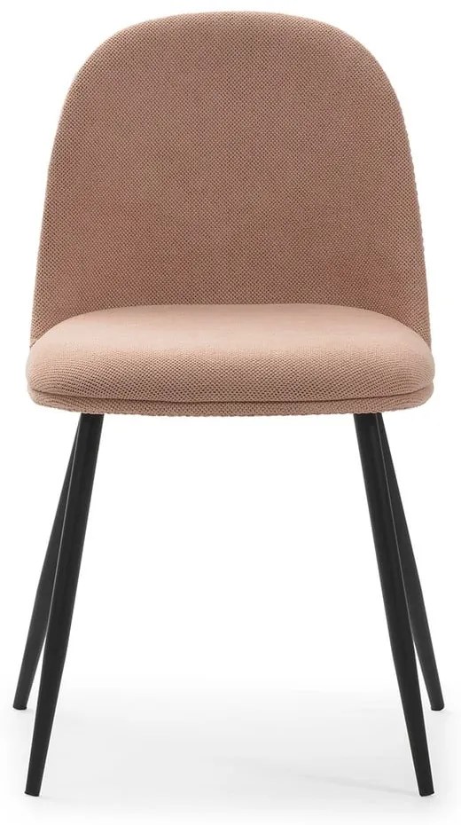 Светлорозови трапезни столове в комплект от 4 бр. Malila – Marckeric