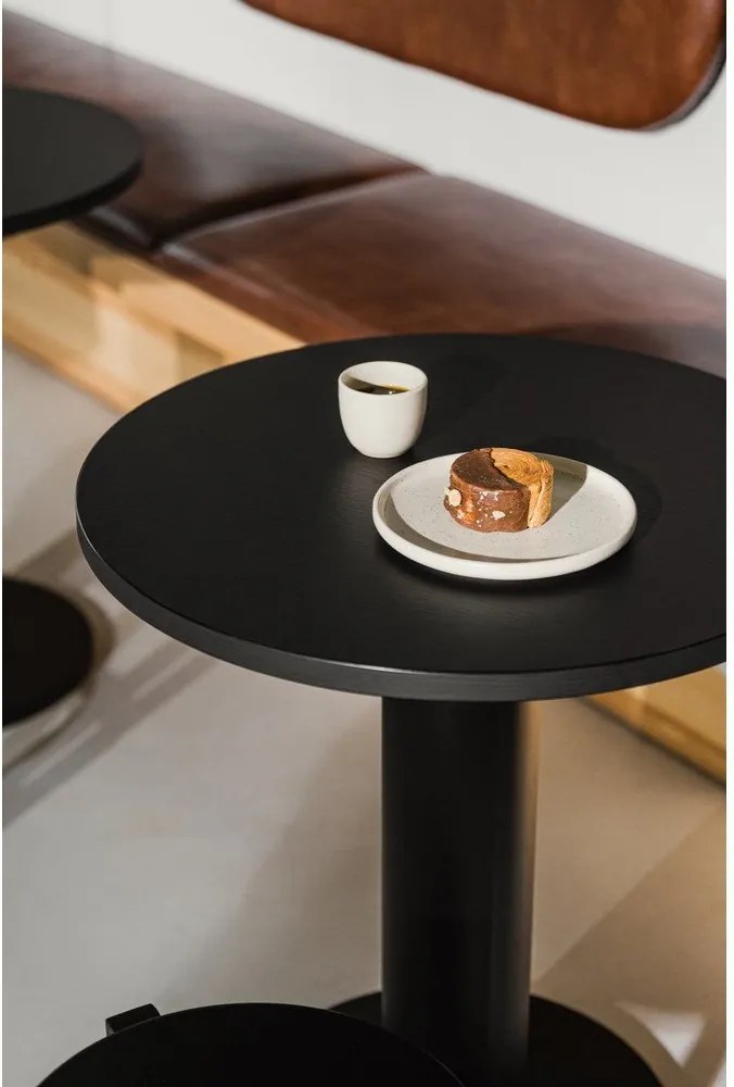 Кръгла трапезна маса с дъбов плот ø 65 cm Sool – noo.ma