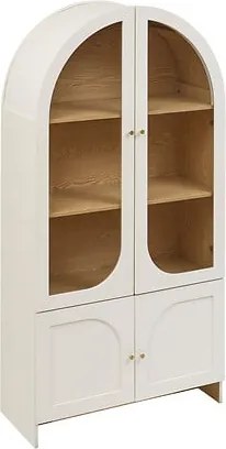Шкаф с витрина atmosphera Bloomy, 4 врати, 180 cm, MDF