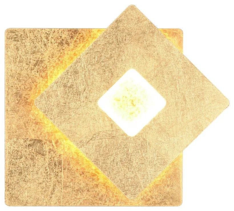 LED стенна лампа в златист цвят Leano - Trio