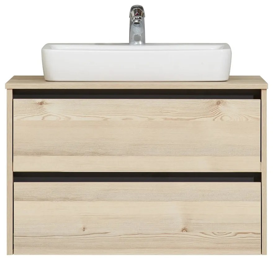 Плоча под мивката от декор от бор в естествен цвят Quickset 393 – Pelipal