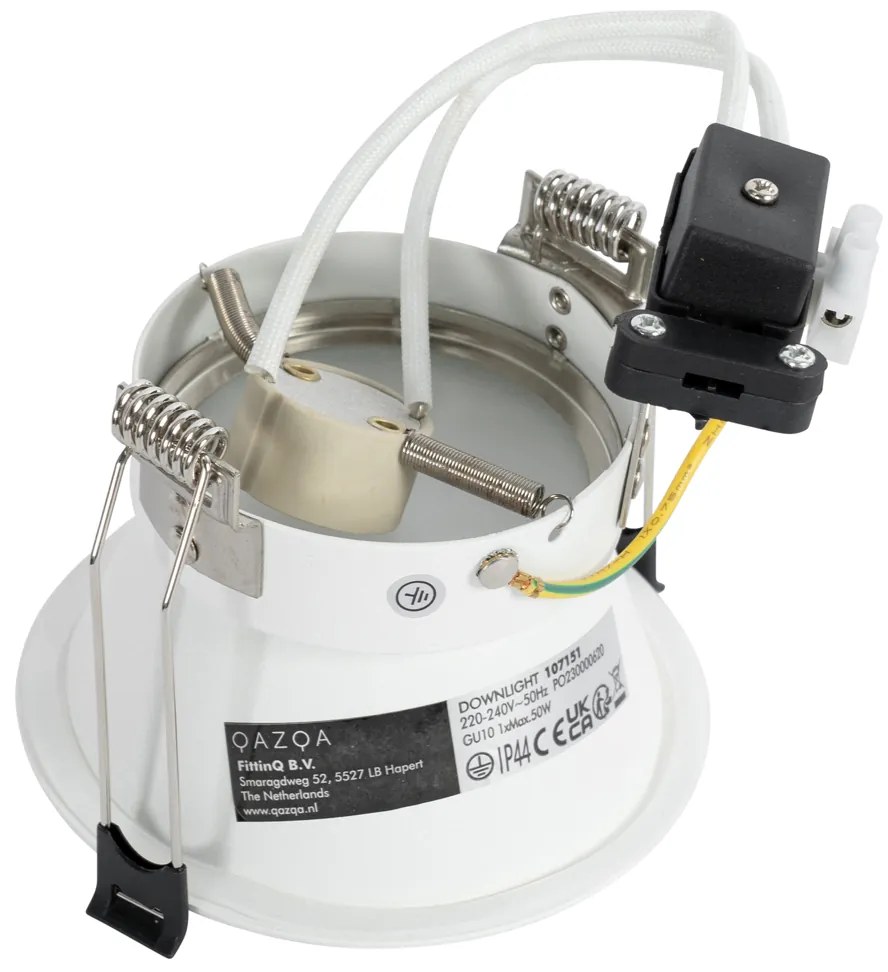 Интелигентен вграден прожектор бял IP44 вкл. Wifi GU10 70mm - Dept