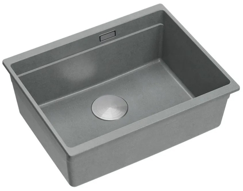 гранитна мивка Logan 100 Grey Metallic