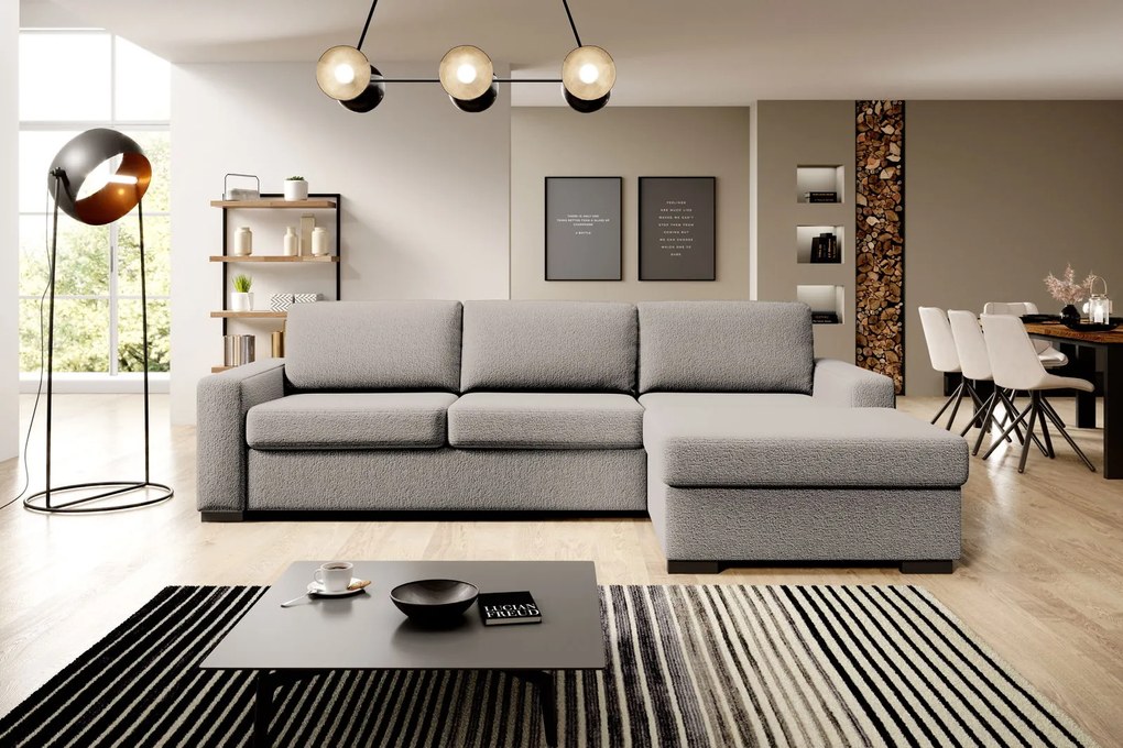 Ъглов Диван Орхидея-Екрю-Десен