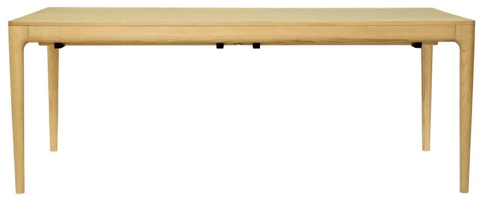 Сгъваема маса за хранене от дъбова дървесина 90x200 cm Heart'n'Soul - UMAGE