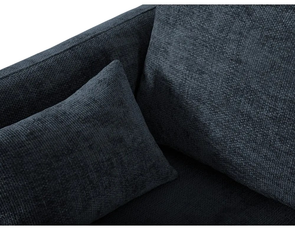Тъмносин ъглов диван (ляв ъгъл) Matera - Cosmopolitan Design