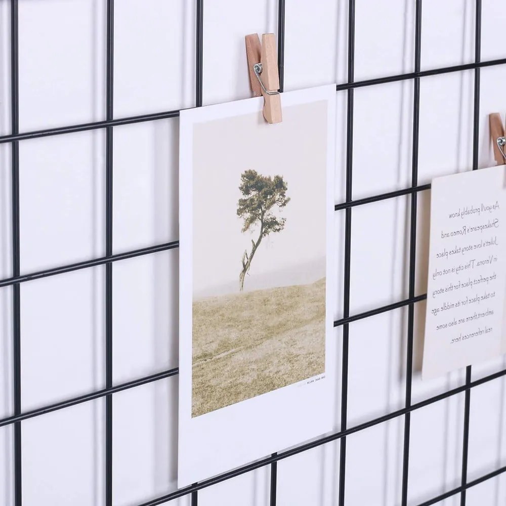 Черна метална дъска за обяви, 50 x 70 cm - Evila Originals