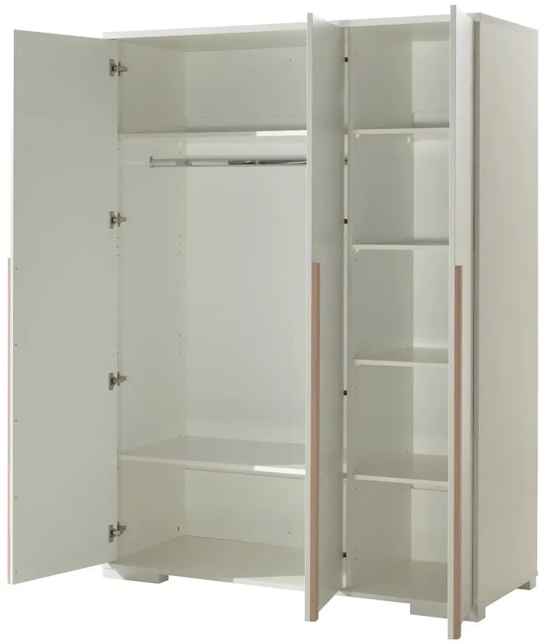 Бял детски гардероб 146x195 cm London – Vipack