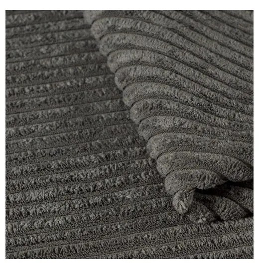 Кафяво-сиво кресло от рипсено кадифе Lord – Ropez