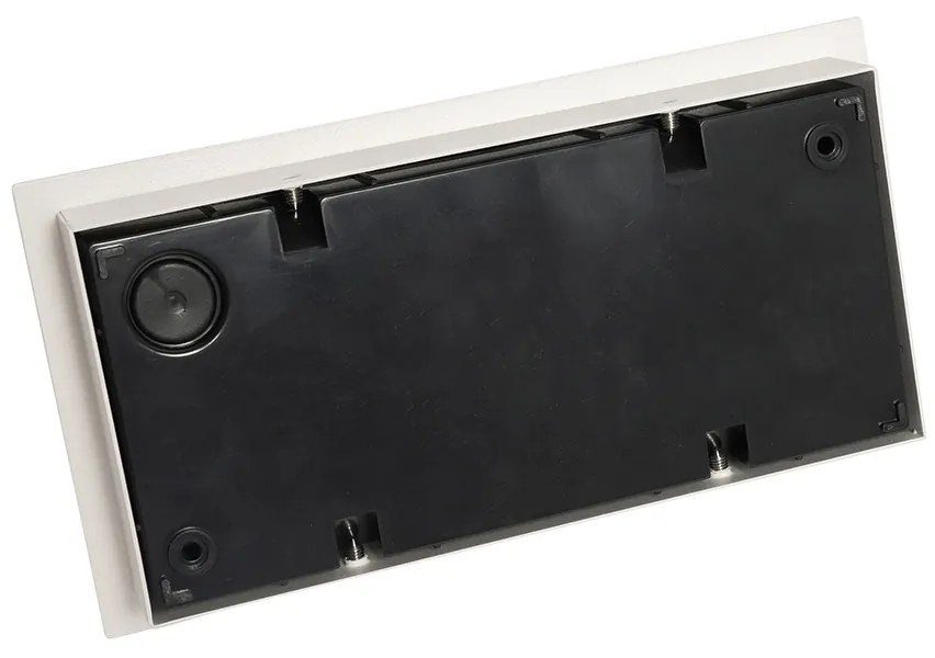 Модерна външна стенна лампа бяла с LED 2-светлина IP54 - Simon