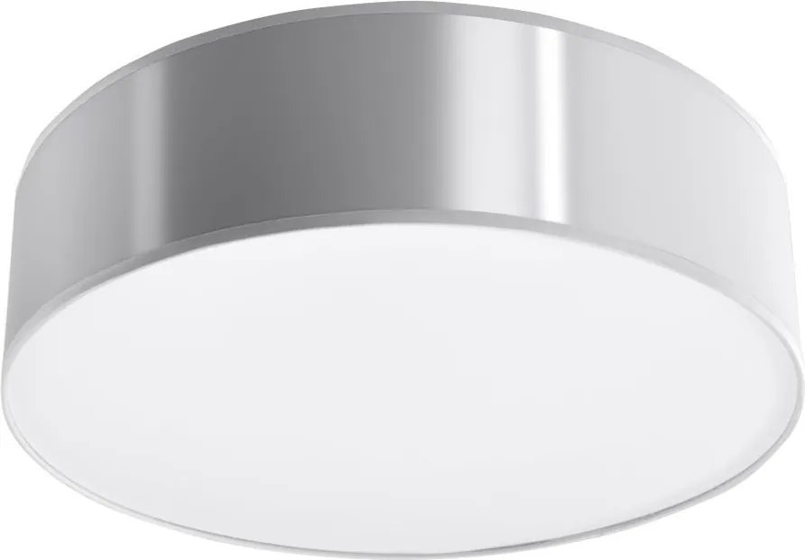 Осветително тяло за таван в сребрист цвят ø 35 cm Atis – Sollux
