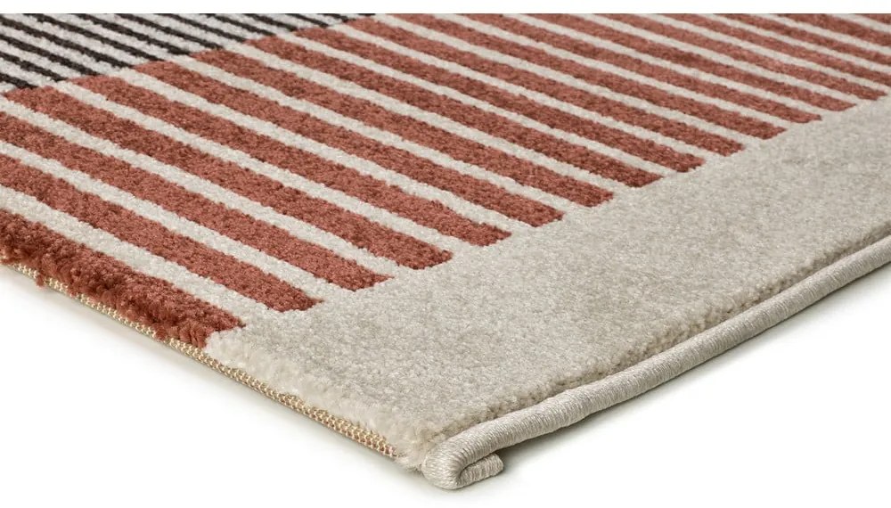 Килим в червен сив цвят 120x170 cm Gaia – Universal
