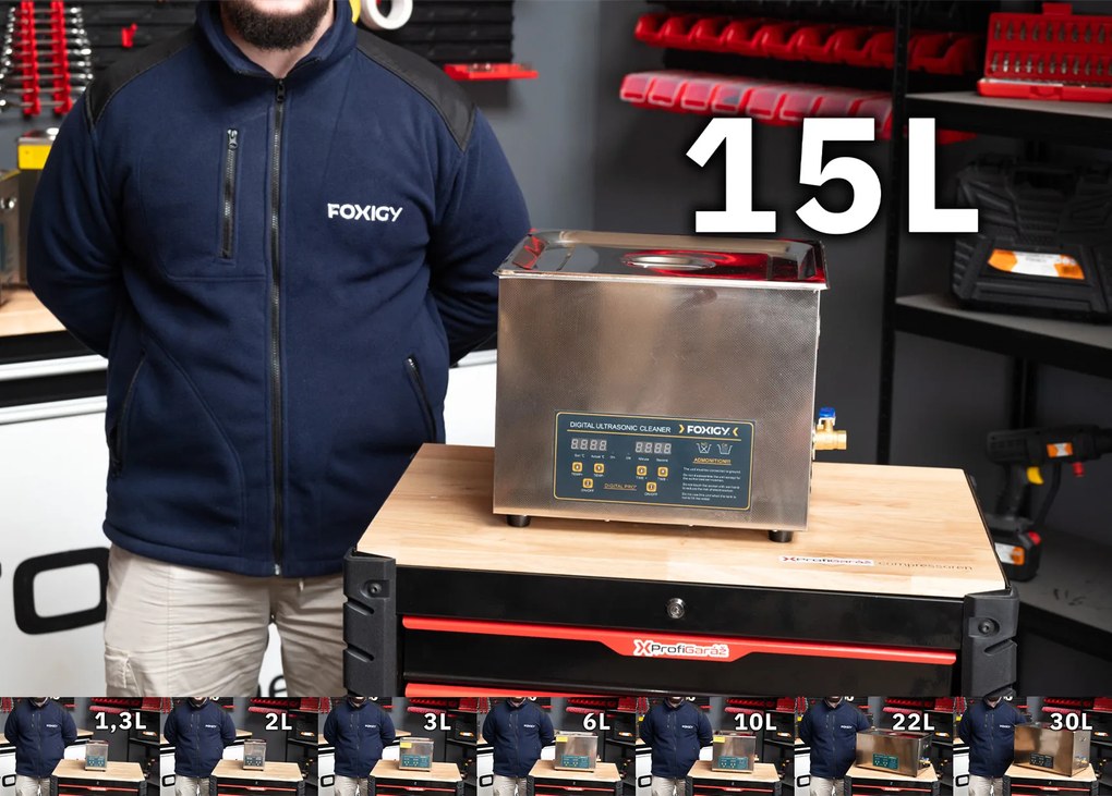 Ултразвукова почистваща машина 15L JPS-60A
