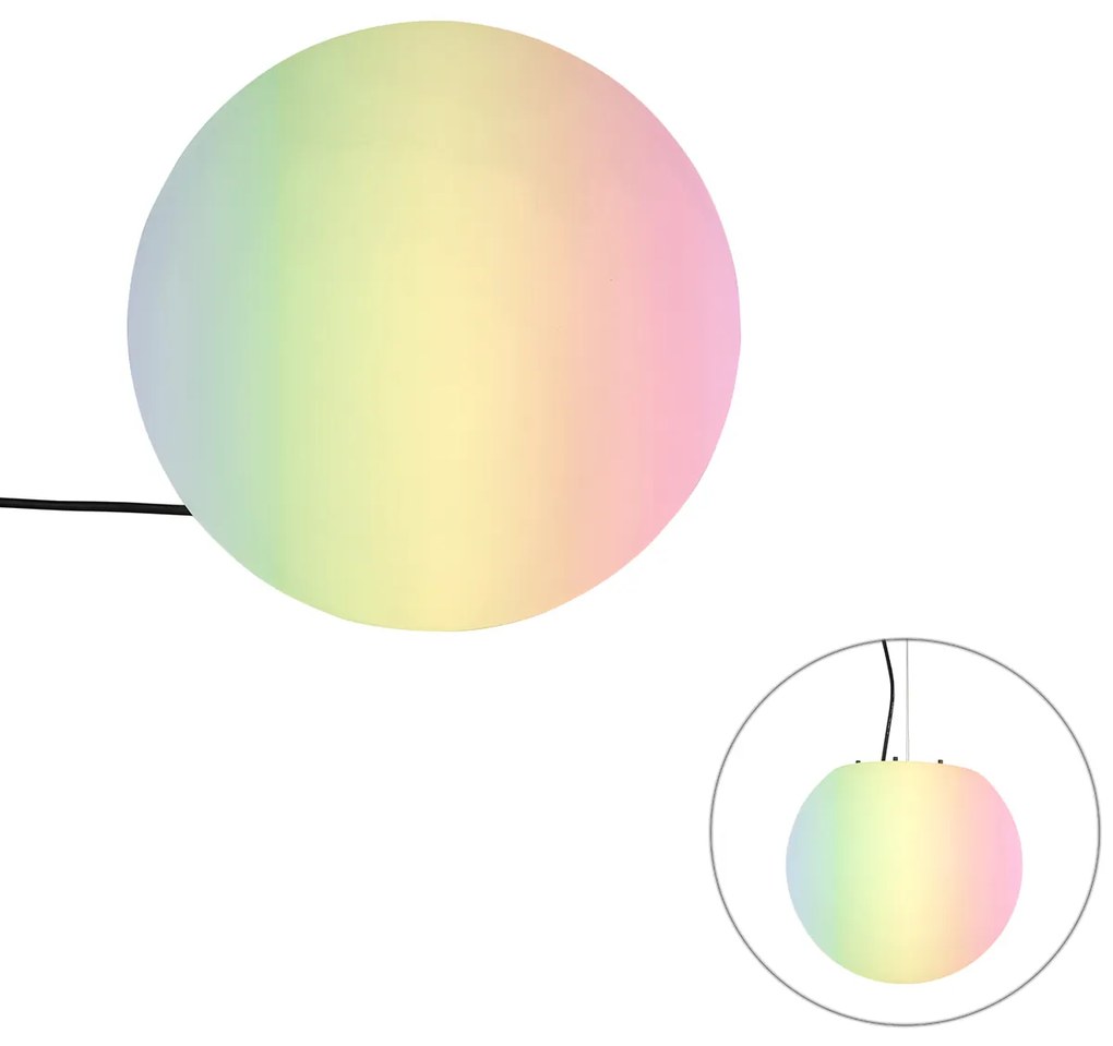 Смарт външна лампа бяла 35 cm IP65 вкл. WiFi A60 - Nura