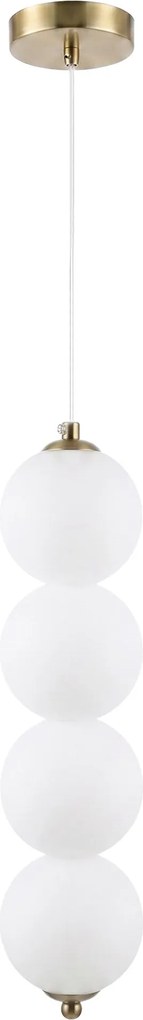 LED висящ полилей LHJ118-4CP четкано злато