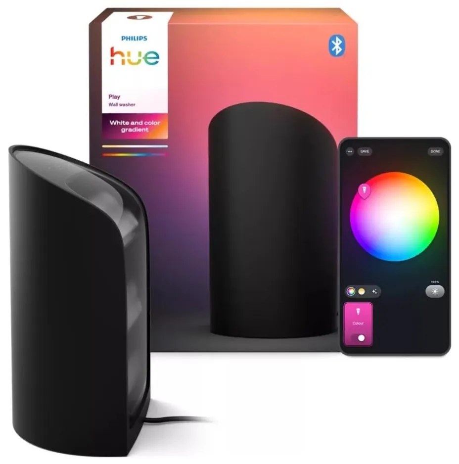 Philips - LED RGBW Димируемо осветително тяло Hue PLAY LED/20W/230V 2000–6500K черно