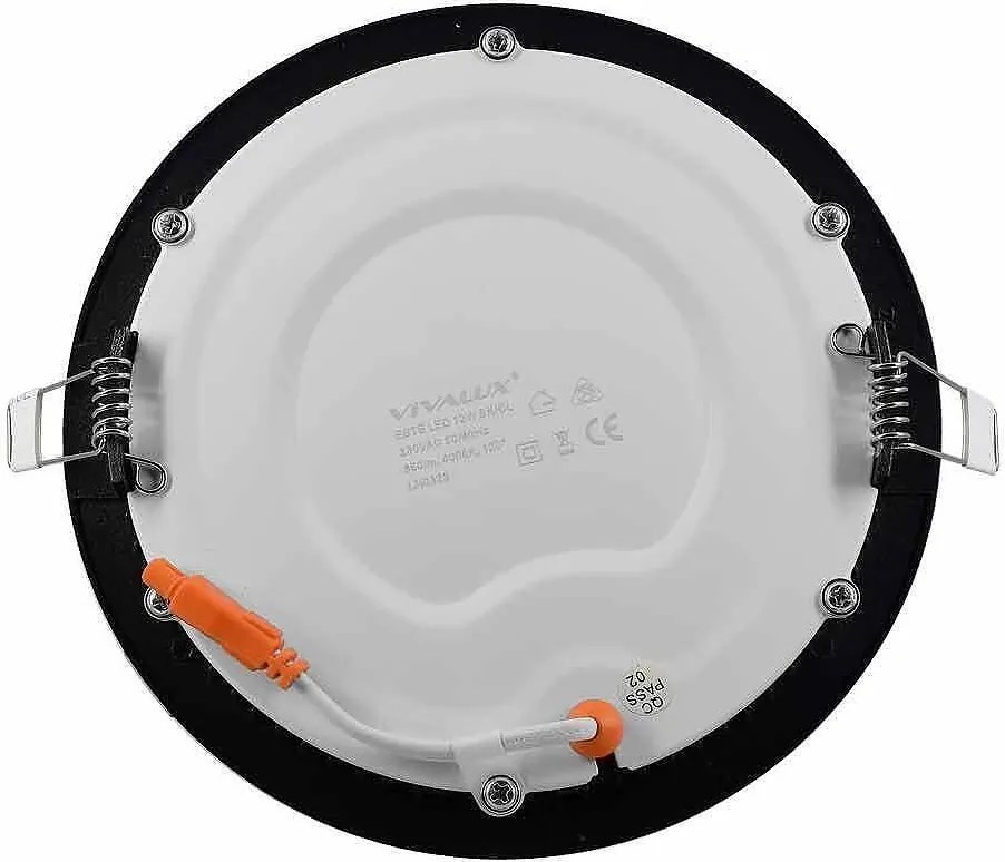 LED панел ESTE, черен, 12W, 4000K