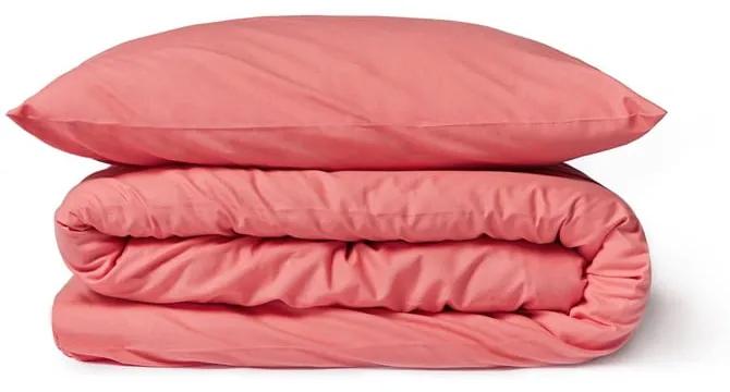 Коралово розово памучно спално бельо за двойно легло , 160 x 220 cm - Bonami Selection
