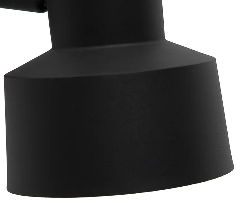 Ретро стенна лампа черна въртяща се и накланяща се - Chappie