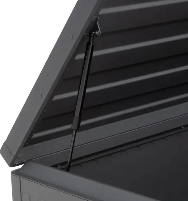 Градинска ракла Hesperide Edenio, Водоустойчива кутия за съхранение, 1070 L - Графит