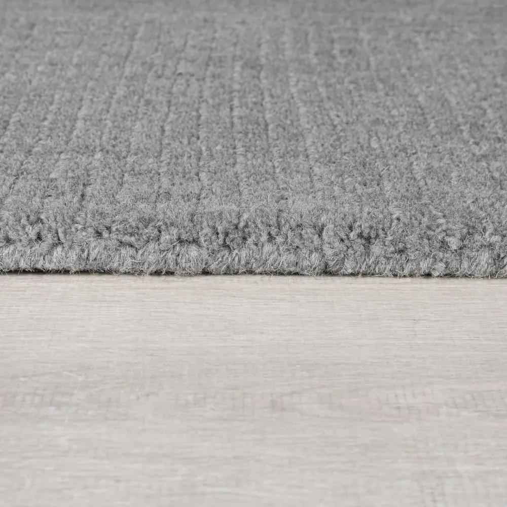 Сив вълнен килим 160x230 cm - Flair Rugs