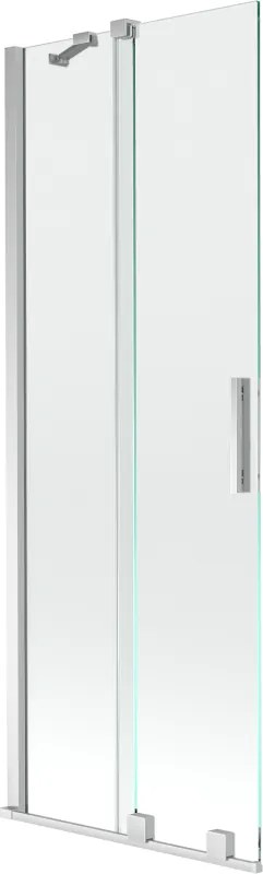Mexen Velar двукуполен параван за вана, плъзгащ се, 70 x 150 cm, прозрачен, хром - 896-070-000-01-01